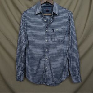 U.S. Polo Assn. Men’s M Denim Button Down shirt